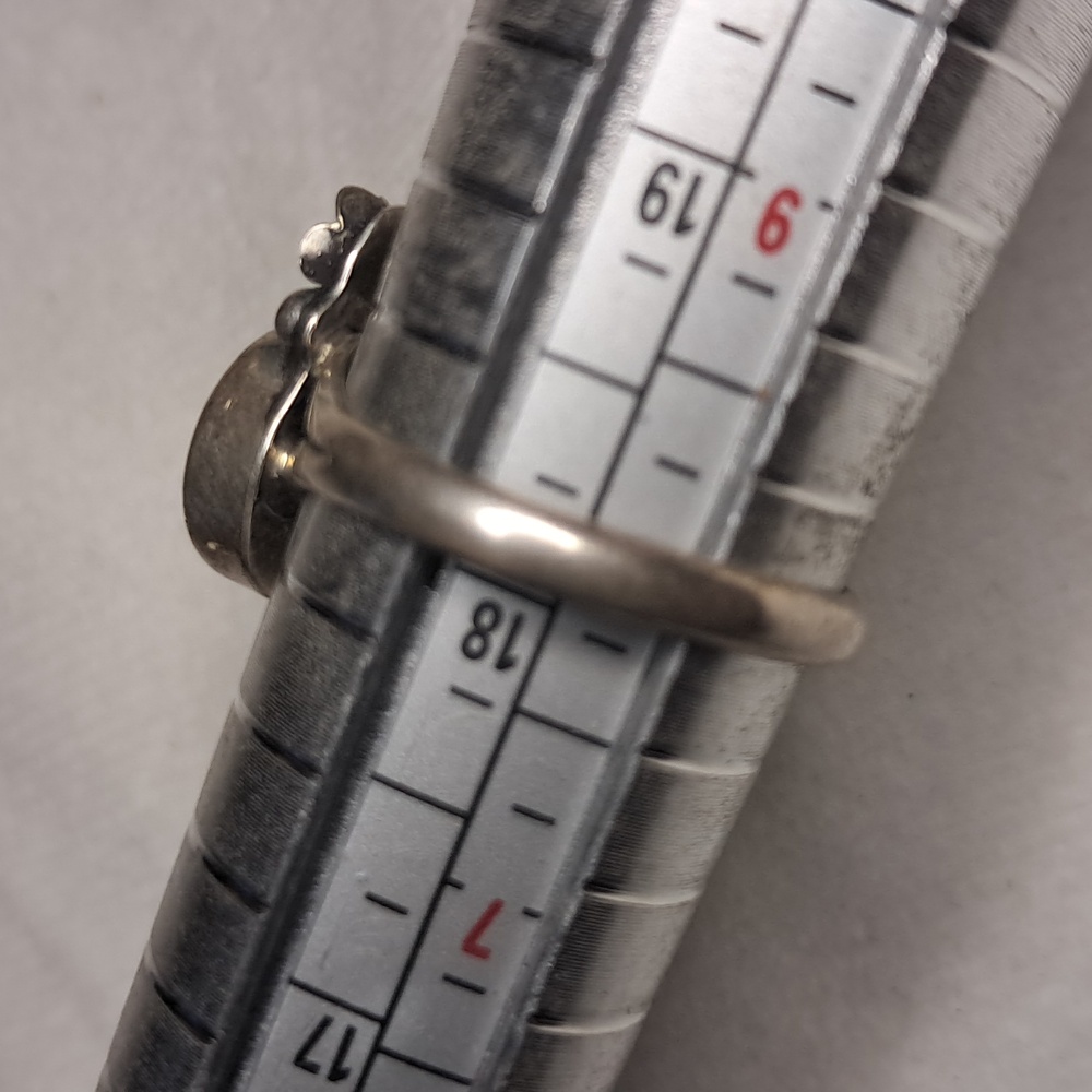 Navajo Sterling & Abalone ring - Picture 5 of 5